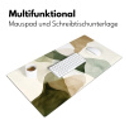Japandi - Abstract - Groen Muismat XXL klein -ysfeer4_duits