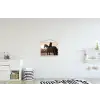 Harmonie - Ruiter - Zon textielposter latten blank klein -kinderkamer