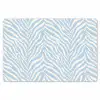 Zebra - Motief - Blauw - Wit Placemat vinyl groot 368 -zzsfeer1_Kitchenyeah-website