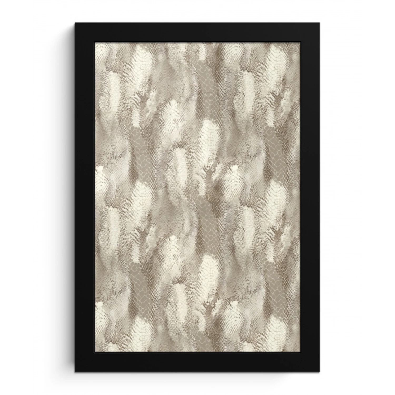 Slang - Textuur - Zand fotolijst zwart zonder passe partout klein 224 -3d
