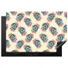 Retro - Disco - Bloemen - Discobal- Multi Inductie beschermer vinyl 3mm klein 276 -3d