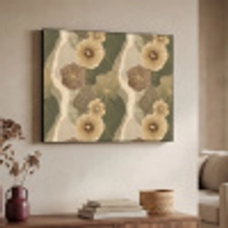 Abstract - Modern - Groen Textielframe zwart klein 947 -sfeer3