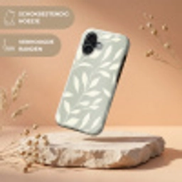 Minimalistisch - Patroon - Groen Toughcase MagSafe Apple iPhone 17 klein 1017 -USP_RandenV_NL