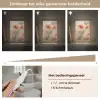 Bloemen - Pastel - Kunst - Klaprozen - Watercolor Light Box met kabel (Tafellamp) klein -USP_dimbaarNL