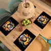 Aap - Graffiti - Kleurrijk - Bananen - Modern Placemat vinyl groot -zzsfeer5_Kitchenyeah-website