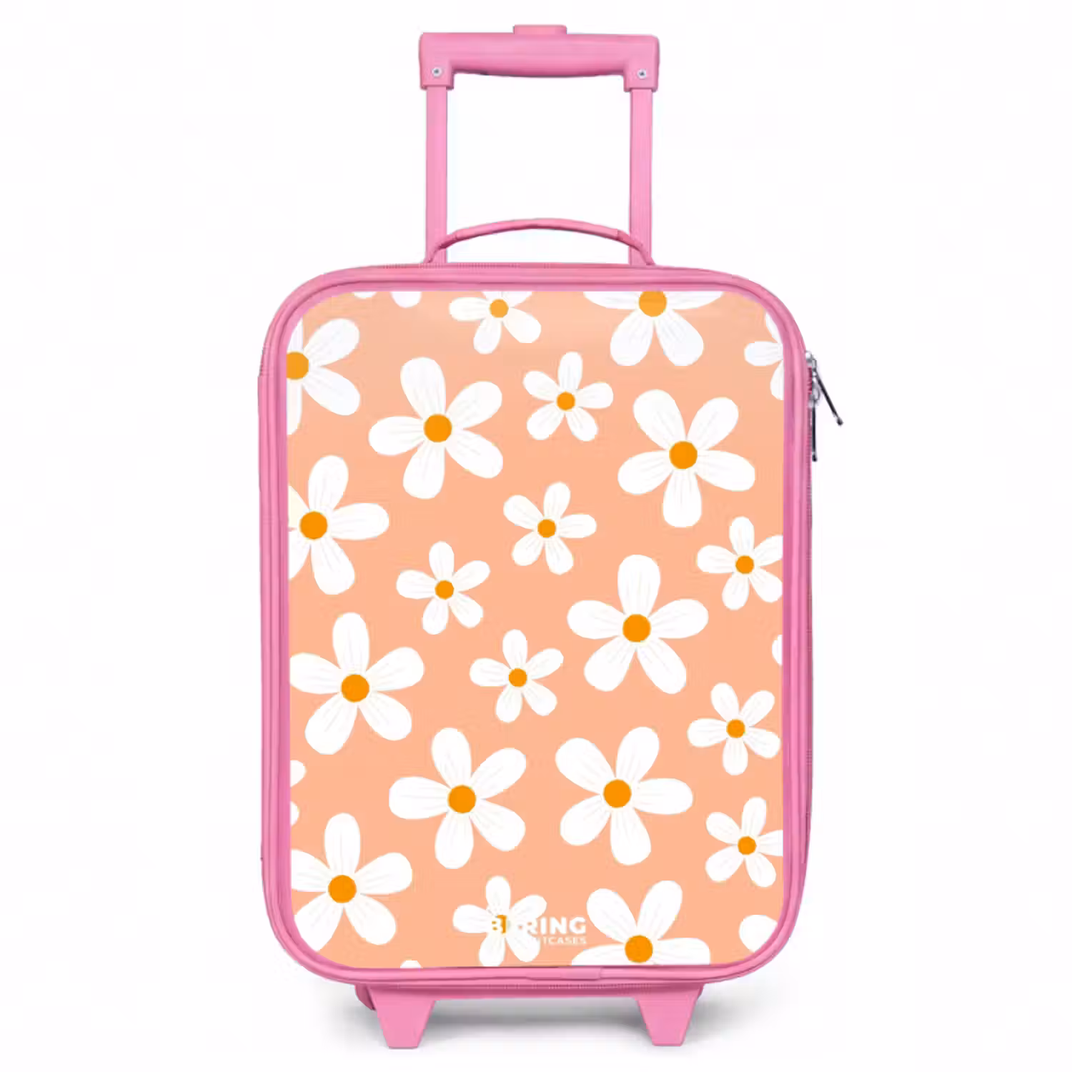 Kinderkoffer - Roze - Madeliefjesmania perzik