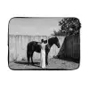 Vrouw - Paard - Artistiek laptophoes neopreen klein -3d