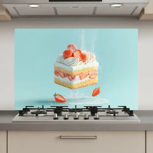 Slagroom - Taart - Blauw - Eten keuken achterwand spatscherm klein -3d_website