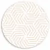 Patroon - Geometrie - Design - Pastel Wandcirkel plexiglas klein 852 -3d