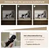 Vrouw - Paard - Artistiek Light Box met batterij (Wandlamp) middel -USP_dimbaarNL