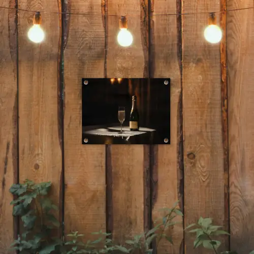 Prosecco - Bubbels - Sfeervol - Drank tuinposter los doek klein -sfeer1