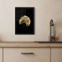 Croissant - Brood - Goud - Zwart KitchenYeah - Keuken - Fotolijst klein -sfeer2