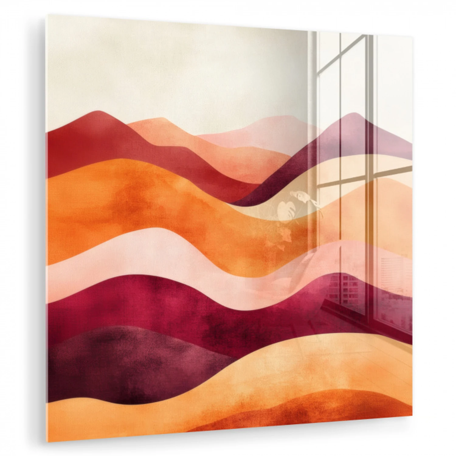Abstract - Landschap - Golven plexiglas 5mm klein -zzzproduct_nieuw