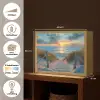 Zonsondergang - Strand - Zomer - Landschap Light Box met batterij (Wandlamp) middel -USP_websiteoverzichtNL