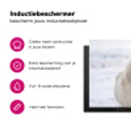 Paard - Kop - Winter - Dieren - Wit Inductie beschermer vinyl 3mm klein -wsfeer2_website