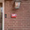 Rood paars zebra - Klassiek Naambord Rechthoek middel -sfeer7-rechthoek-S