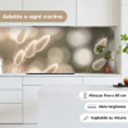 Hazestaartgras - Wit - Zonlicht keuken achterwand 2 middel -sfeer4_IT