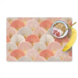Waaiers - Goud - Roze Placemat vinyl groot 368 -zzzproduct_Kitchenyeah-website