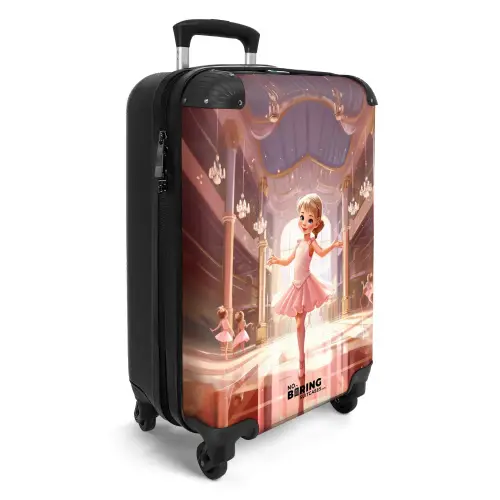 Bibi ballerina Koffer - NBS - Handbagage middel -productfoto_3d