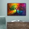 Boom - Kleurrijk - Modern - Abstract canvas 2cm klein -sfeer4