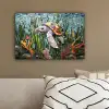 Schildpad - Zeewier - Mozaïek canvas 2cm klein -sfeer3