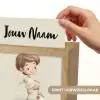 Jongen - Bruin - Voetbal - Minimalistisch Light Box met kabel (Kinderlampje) klein -USP_websiteprintNL