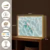 Zeesterren - Golvend water - Rustgevend Light Box met batterij (Wandlamp) middel -USP_websiteoverzichtNL
