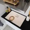 Koffie - Obessive Coffee Disorder - Beige Inductie beschemer met haakjes klein -sfeer1