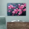 Bloem - Bloesems - Roze - Abstract canvas 2cm klein -sfeer4