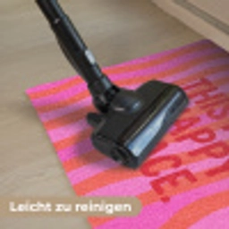 Tekst - Modern - Kleurrijk Deurmat klein -reinigen_DE