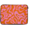 Patroon - Roze - Oranje - Abstract - Modern laptophoes neopreen klein -zkaufland3dotto