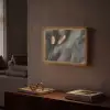 Pampasgras - Pluim - Zwart - Beige Light Box met batterij (Wandlamp) middel -sfeer1