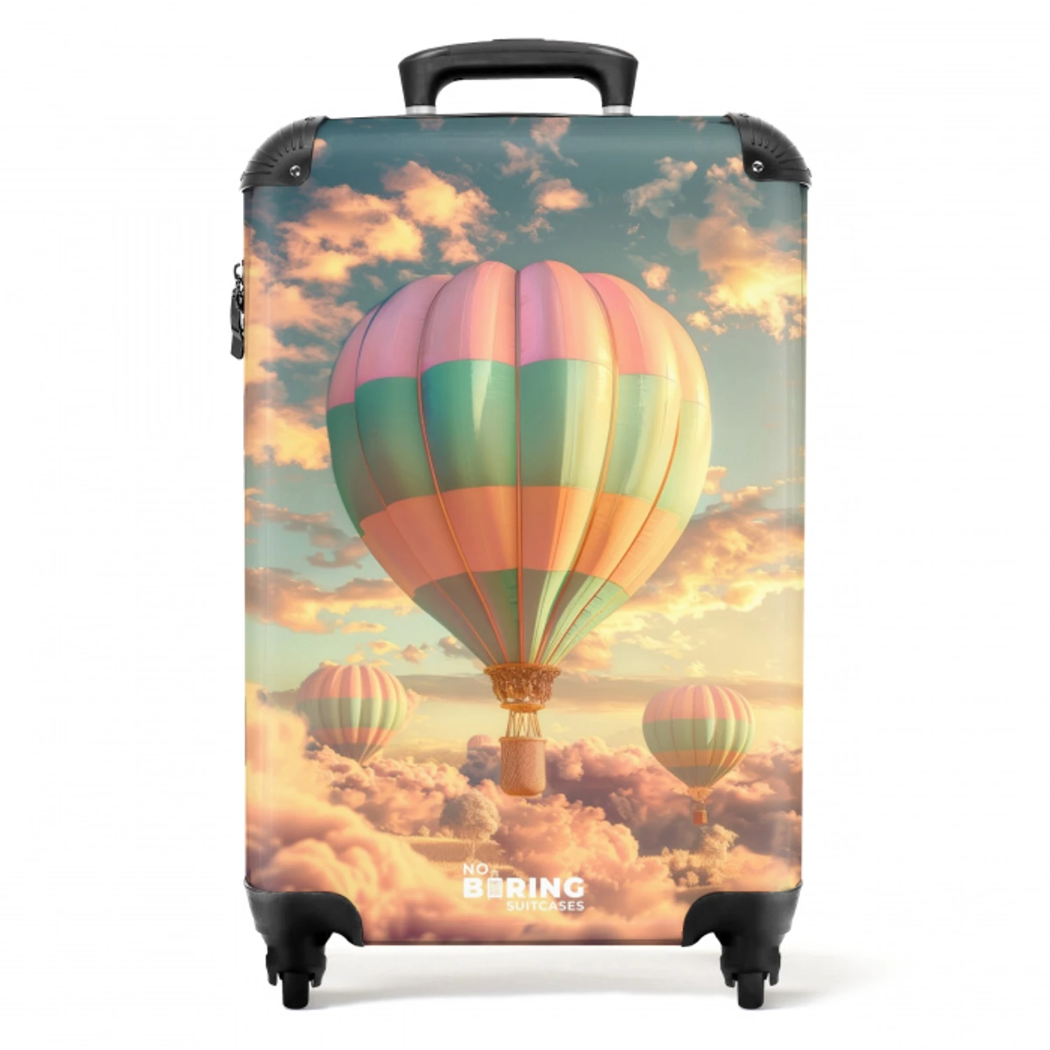 Pastel skyliner NBS - Handbagage koffer - Unisex middel -productfoto_recht