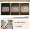 Lelies - Meeldraden - Roze - Wazig Light Box met kabel (Tafellamp) klein -USP_dimbaarNL