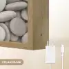 Kiezels - Stenen - Grijs Light Box met batterij (Wandlamp) middel -USP_websiteoplaadbaarNL