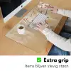 Vogels - Bloesemtak - Bloemen - Oranje Muismat XXL klein -sfeer3