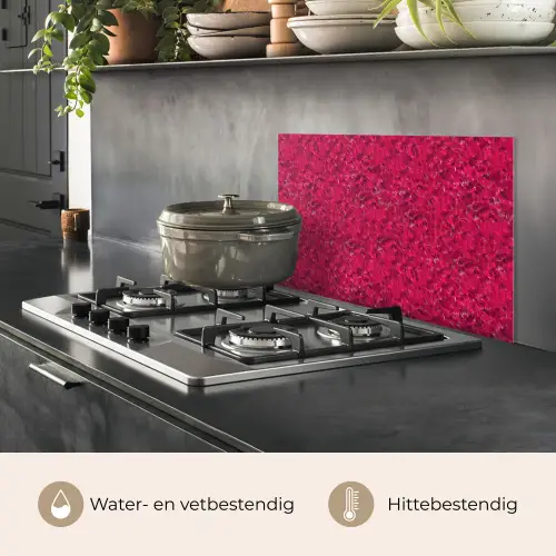 Vloeiend - Verf - Texturen - Rood keuken achterwand spatscherm klein 900 -usp_NL