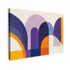 Vormen - Abstract - Grafisch - Oranje canvas 2cm klein -z3d