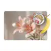 Lelies - Meeldraden - Roze - Wazig Placemat vinyl groot -zzzproduct_Kitchenyeah-website