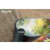 Natuur - Landschap - Bloemen - Kleurrijk Placemat vinyl groot -closeup