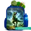 Junglosaurus Kinderrugzak - Blauw middel -inhoud_NL