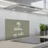 My kitchen, my rules - Spreuken - Quotes keuken achterwand spatscherm klein -3d_schuin