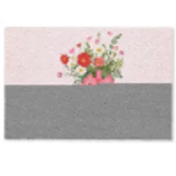 Cowboylaarzen - Roze - Boeket - Bloemen Deurmat klein -zkaufland3d