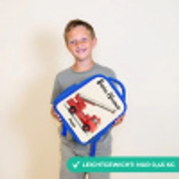Brandweerwagen - Getekend - Rood Kinderrugzak - Blauw middel -sfeer1_DE