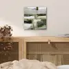 Penseelstreken - Groen - Abstract - Japandi aluminium wit klein -sfeer3