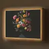 Sierlijk - Boeket - Bladeren Light Box met batterij (Wandlamp) middel -z3d_website