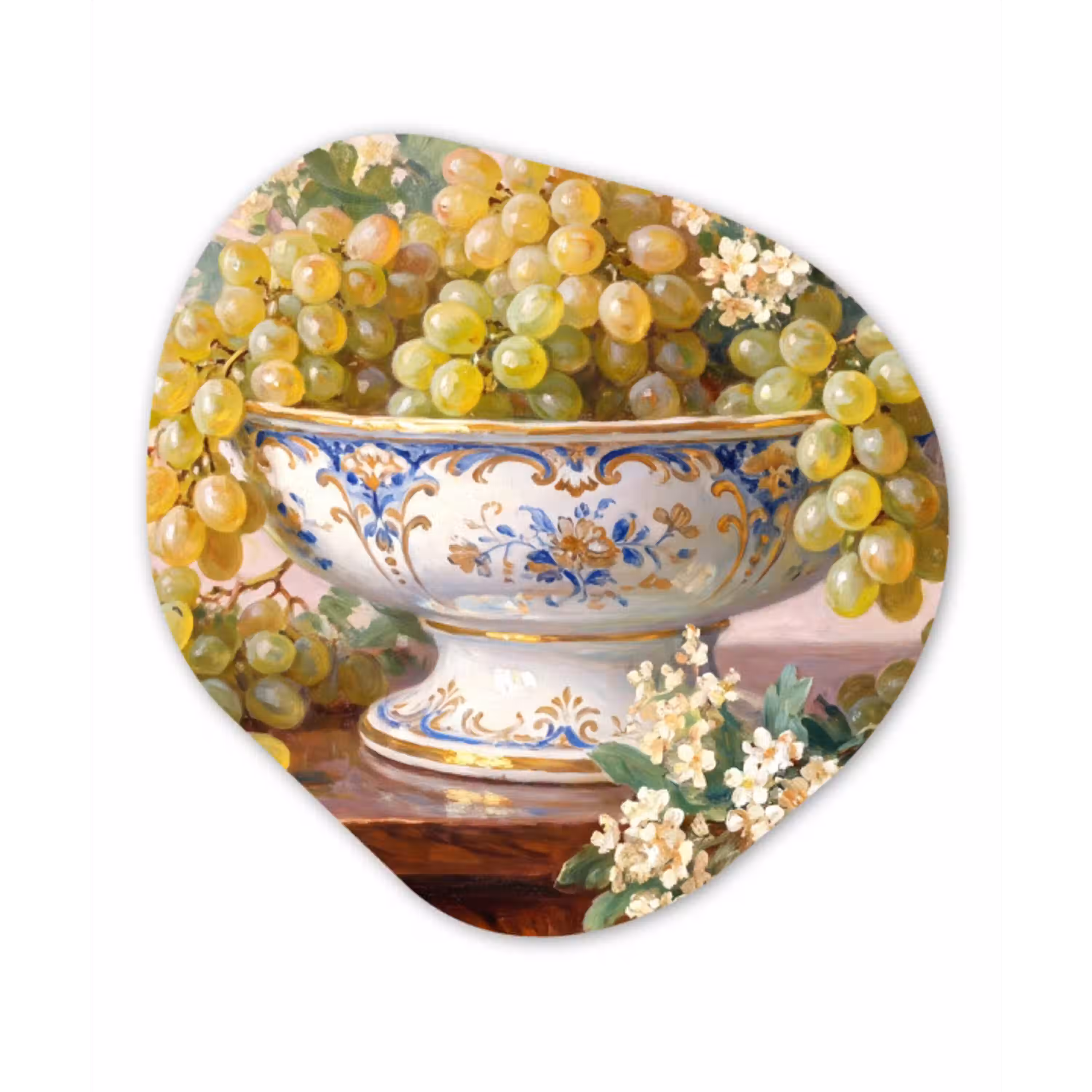 Fruit - Stilleven - Klassiek Wandcirkel Organisch Forex 3mm klein -3d