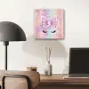 Eenhoorn - Glitters - Regenboog - Pastel aluminium wit klein -sfeer5