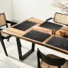 Beton - Structuur - Industrieel - Zwart - Grijs Placemat vinyl groot -zzsfeer4_Kitchenyeah-website