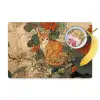 Kat - Sierlijk - Bloemen Placemat vinyl groot -zzzproduct_Kitchenyeah-website
